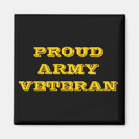 Veteraan Magnet Proud Army