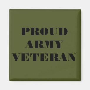 Veteraan Magnet Proud Army Magneet