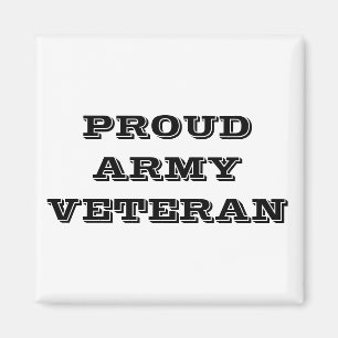 Veteraan Magnet Proud Army Magneet