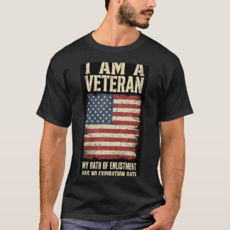 Veteraan — Mijn eed heeft geen vervaldatum Schedel T-shirt