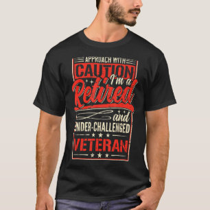Veteraan militair pensioen 2022 Soldaat-D in ruste T-shirt