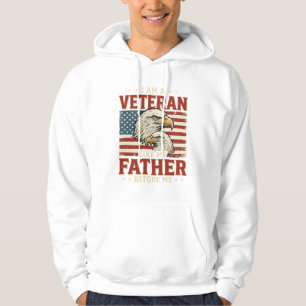 Veteraan Net Als Mijn Vader Voor Mij Adelaar T-Shi Hoodie