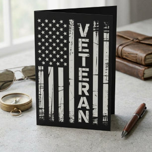 Veteraan Patriottische Amerikaanse Leger Vlag Amer Kaart