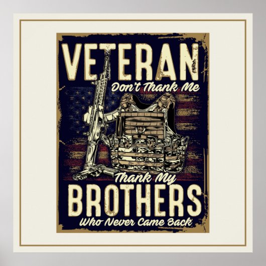 Veteraan Poster (Voorkant)