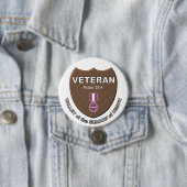 Veteraan. Ronde Button 7,6 Cm (In situ)