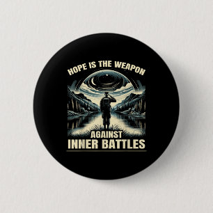 Veteraan Suicide Awareness Mental Health Military Ronde Button 5,7 Cm