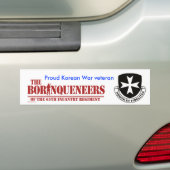 Veteraan uit de Koreaanse oorlog - Bumpersticker (Op auto)