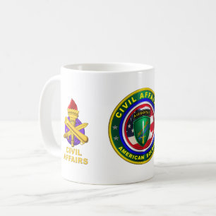 Veteraan van Civiele Zaken van het Leger Koffiemok