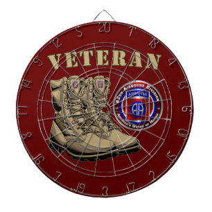 Veteraan van de 82e Luchtlandingsdivisie Dartbord