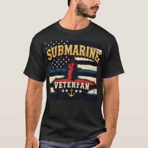  Veteraan van de Amerikaanse marine-onderzeeboot T-shirt