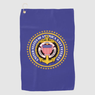 Veteraan van de Marine Golfhanddoek