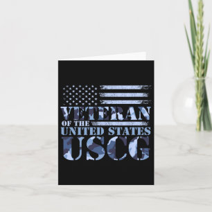 Veteraan van de Verenigde Staten USCG Camo America Kaart