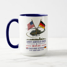 Veteraan van Hanau Army Airfield uit de Koude Oorl
