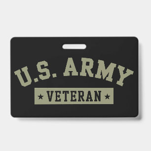 Veteraan van het Amerikaanse leger Amerikaanse vla Badge