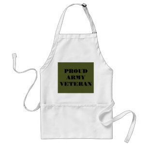 Veteraan van het leger van Apron Proud Standaard Schort
