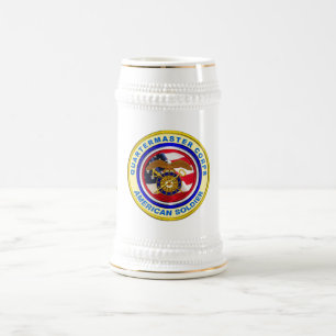 Veteraan van het leger van Proud Quartermaster Bierpul