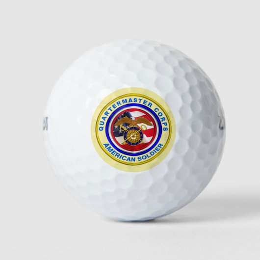 Veteraan van het leger van Proud Quartermaster Golfballen (Voorkant)