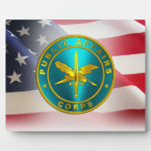 Veteraan van het leger voor openbare aangelegenhed fotoplaat (Voorkant)