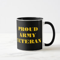 Veteraan van het mok Proud Leger