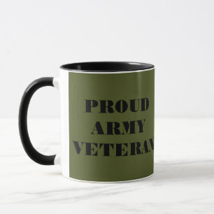 Veteraan van het mok Proud Leger