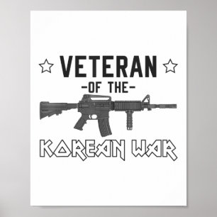 Veteraan van het Pistool van de patriottische rivi Poster