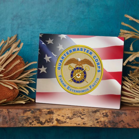 Veteraan van het Quartermaster Corps Leger Fotoplaat (Zijkant)