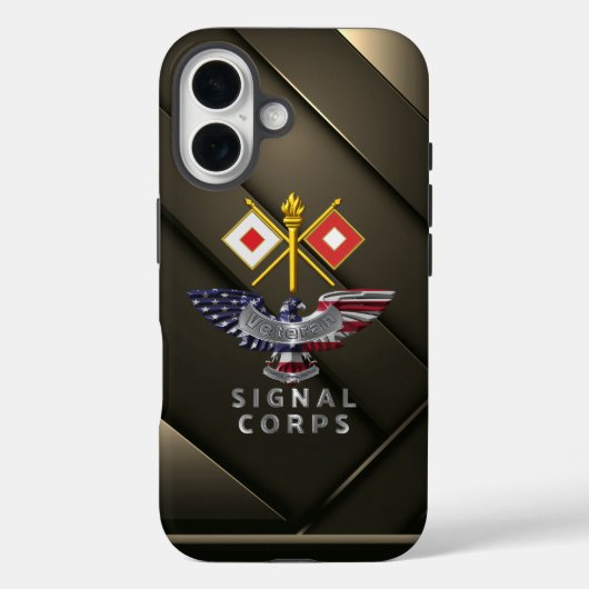 Veteraan van het Signaalcorps Case-Mate iPhone Case (Achterkant)