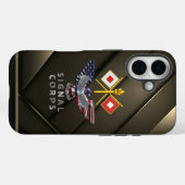 Veteraan van het Signaalcorps Case-Mate iPhone Case (Achterkant (horizontaal))