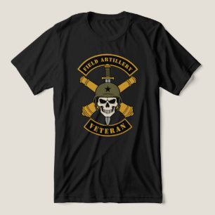 Veteraan van veldartillerie Tri-Blend shirt
