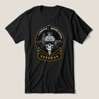 Veteraan van vliegdekschipoperaties Tri-Blend shirt