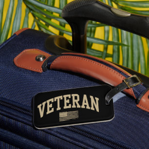 Veteraan Veteranen Dag VS Verenigde Staten Amerika Bagagelabel