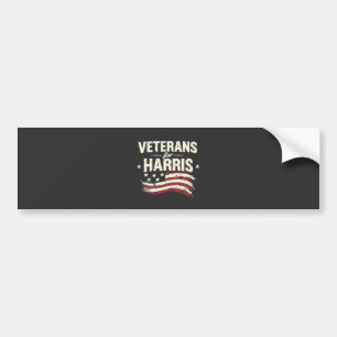 Veteraan voor Harris Kamala Harris Army Election Bumpersticker