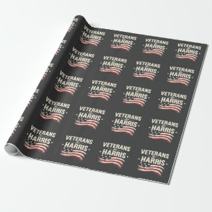 Veteraan voor Harris Kamala Harris Army Election Cadeaupapier