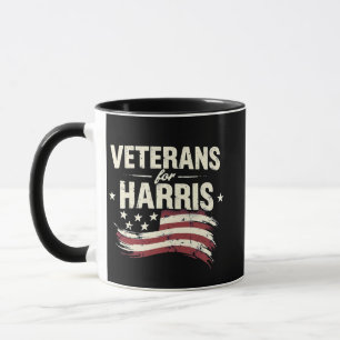 Veteraan voor Harris Kamala Harris Army Election Mok