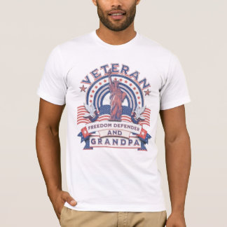 Veteraan Vrijheidsverdediger en opa T-shirt