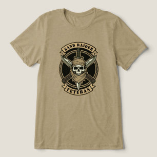 Veteraan Zandduivel Tri-Blend Shirt