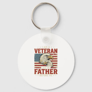 Veteraan zoals mijn vader voor mij Eagle T-shirt_1 Sleutelhanger