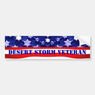 Veteraansticker Woestijnstorm Bumpersticker