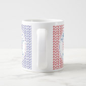 VÉTÉRAN AMÉRICAIN Big White Mug (Dos)