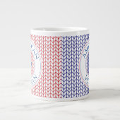 VÉTÉRAN AMÉRICAIN Big White Mug (Devant)