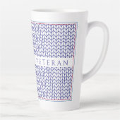 "VÉTÉRAN AMÉRICAIN" Grand Mug à Latte (Droite)