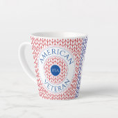 VETERAN AMÉRICAIN Latte Mug (Angle gauche)