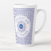VÉTÉRAN AMÉRICAIN Tall Latte Mug (Droite)
