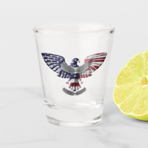 Veteran American Eagle "Proud to Served" Shot Glas