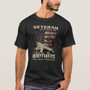 Veteran bedankt mijn broers niet, die nooit t-shirt