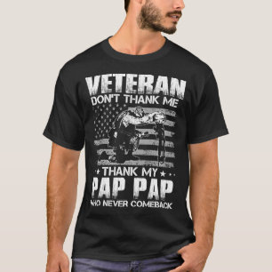 Veteran bedankt mijn PAP-PAP niet, die nooit T-shirt