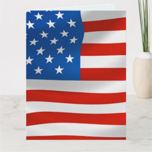VETERAN BIRTHDAY USA FLAG PATRIOTIC BIRTHDAY CARDS KAART