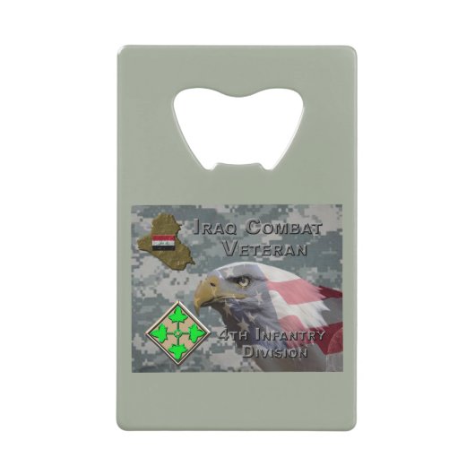 Vétéran de combat de la 4e division d'infanterie e (Devant)