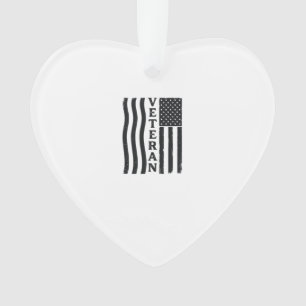 Vétéran Drapeau Américain Vintage Vector Design de