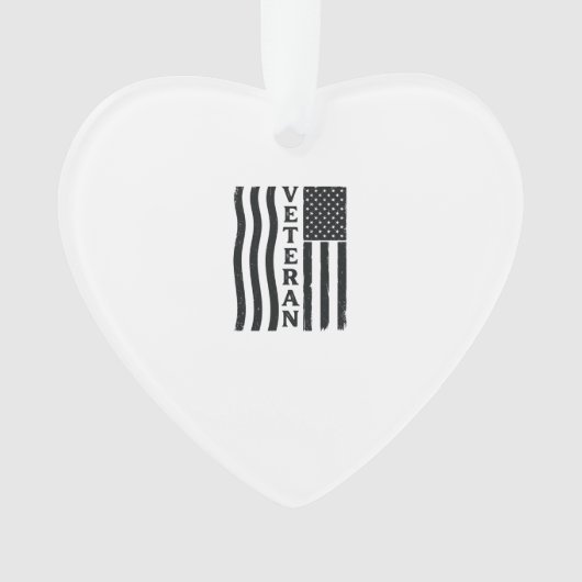 Vétéran Drapeau Américain Vintage Vector Design de (devant)